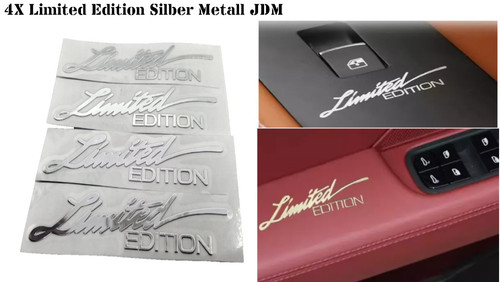 Limited edition metall - 4x, 3d