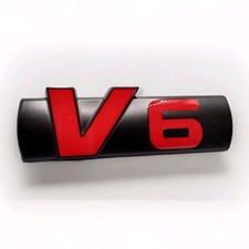 V6 Emblem Aufkleber 3D Auto