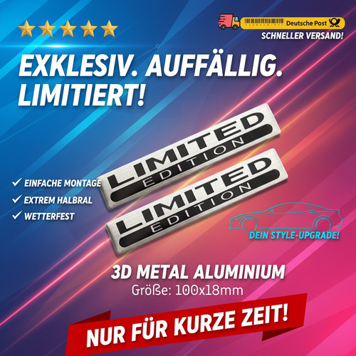Limited edition - 2, 3d